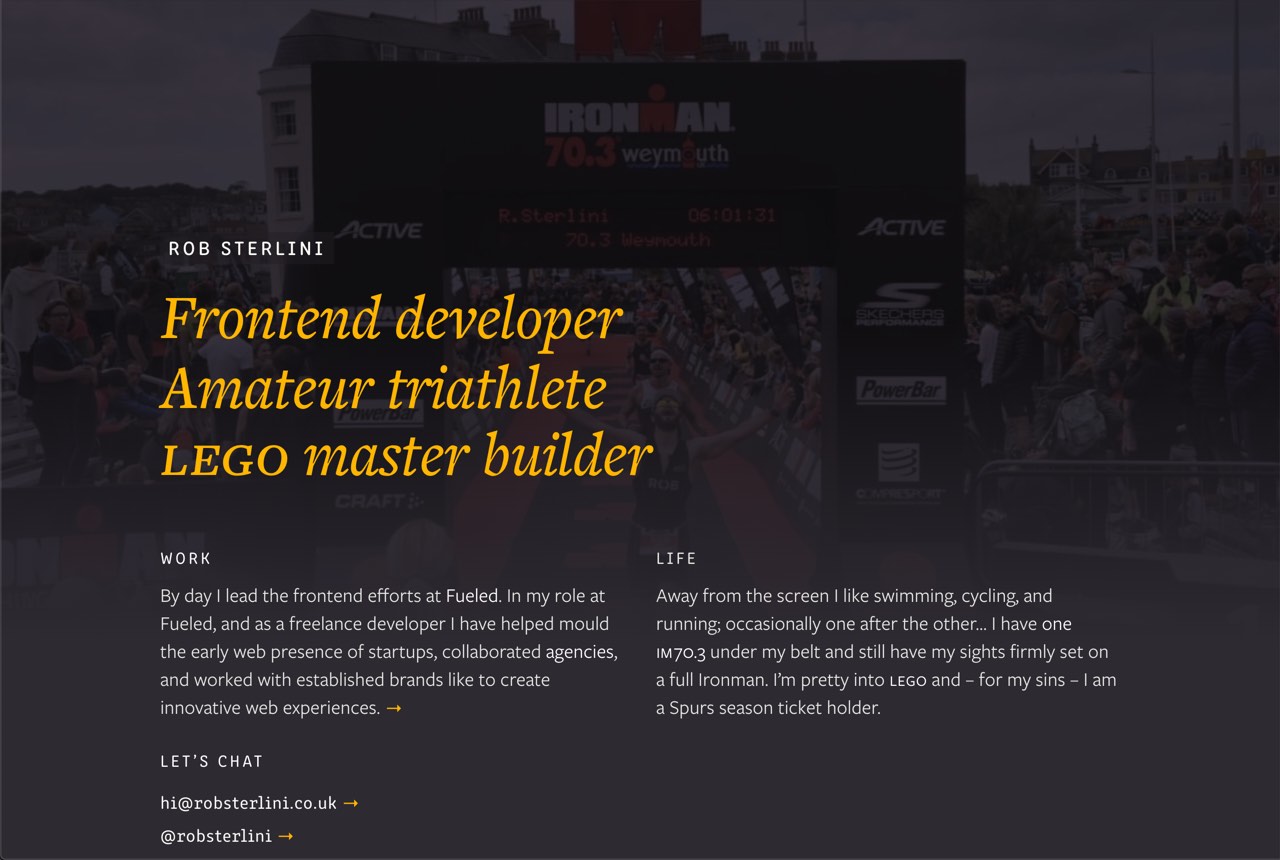 A screenshot from the 2018 build
